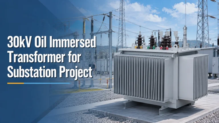 30kV Oil Immersed Transformer for Substation Project