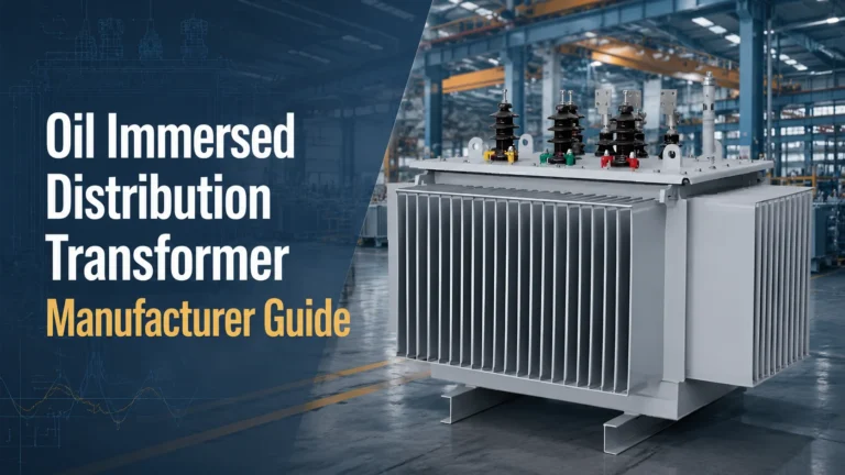 Oil Immersed Distribution Transformer Manufacturer Guide