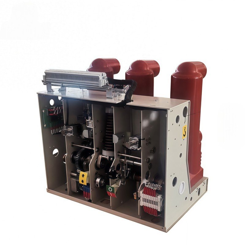 Kampa vacuum contactor product angle view with electrical connection terminals
