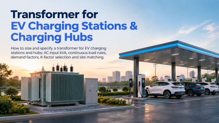 Transformer for EV Charging Stations & Charging Hubs