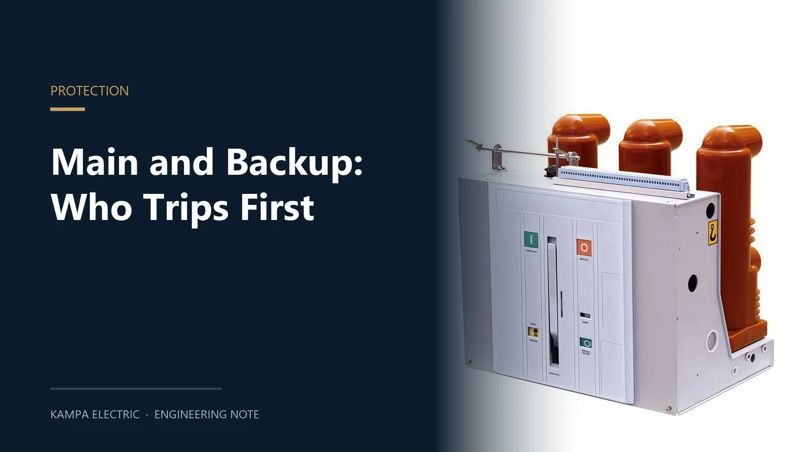Indoor vacuum circuit breaker used in transformer protection schemes