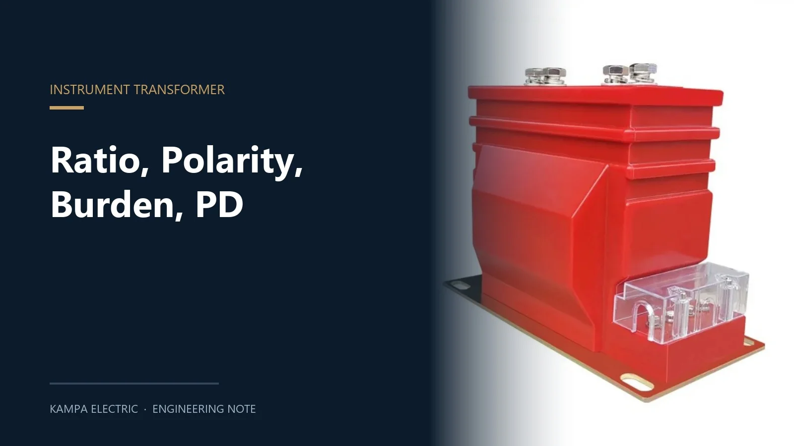 Instrument transformer routine testing of ratio polarity burden and partial discharge