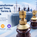 Oil-immersed power transformer with export packing prepared for shipment