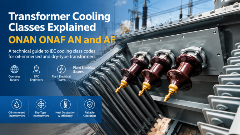 Transformer Cooling Classes Explained: AN, AF, ONAN, ONAF