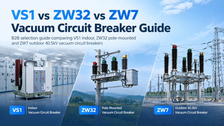 VS1 vs ZW32 vs ZW7: Vacuum Circuit Breaker Selection