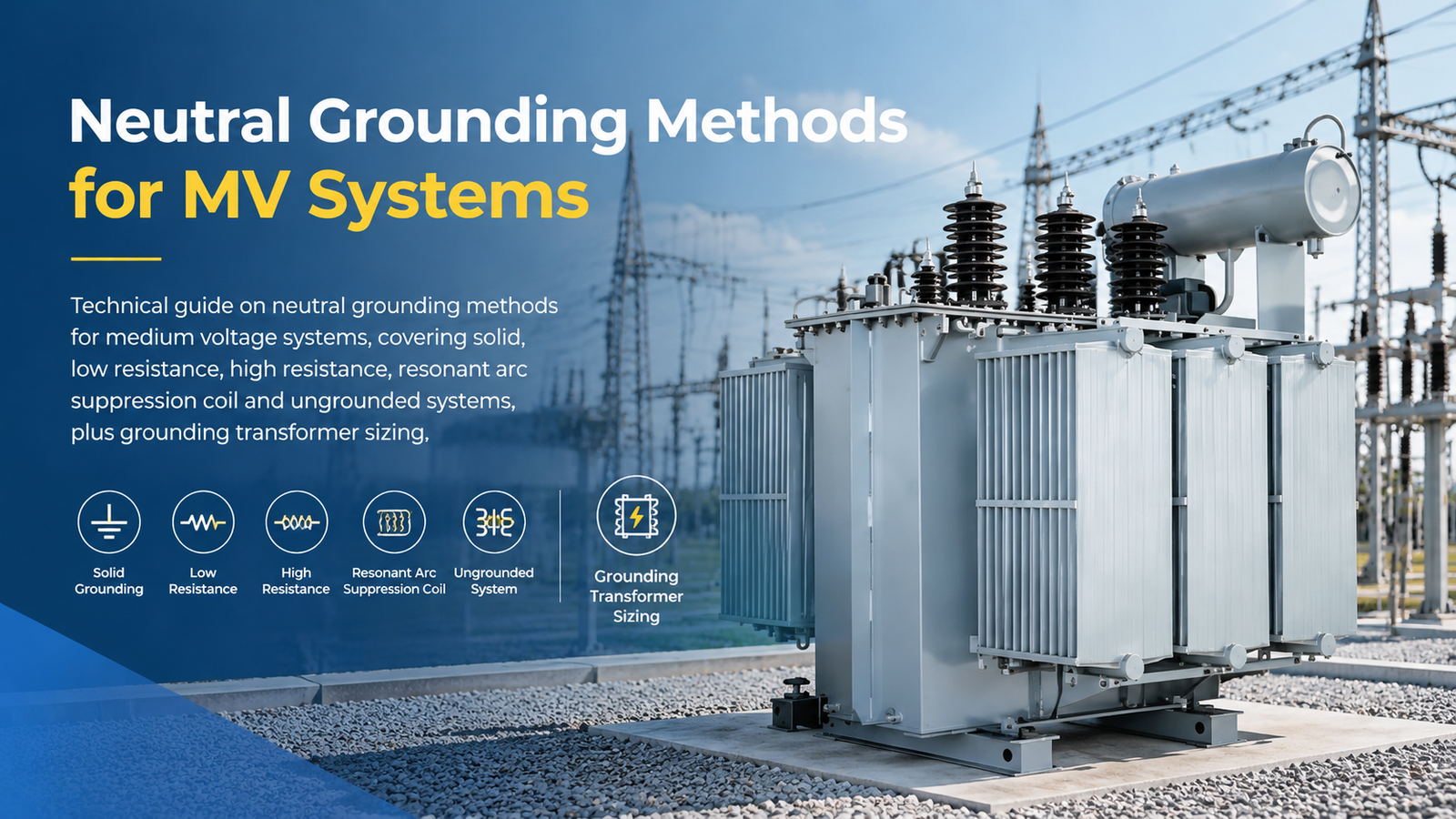 Neutral grounding methods for medium voltage systems guide cover