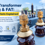 Cover graphic for a guide to power transformer testing and factory acceptance testing under IEC 60076