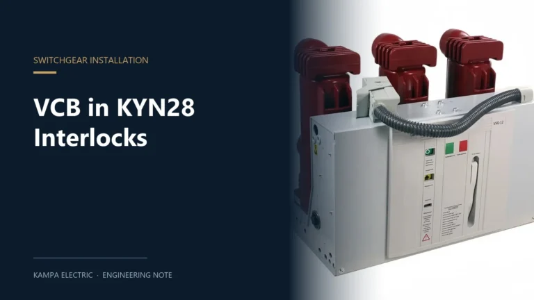 Installing a VCB in KYN28 Switchgear: Interlocks and Clearances