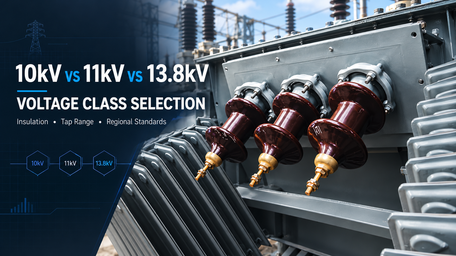 10 kV versus 11 kV versus 13.8 kV medium voltage class selection for distribution transformers
