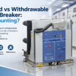 VS1 fixed type and withdrawable handcart vacuum circuit breakers side by side